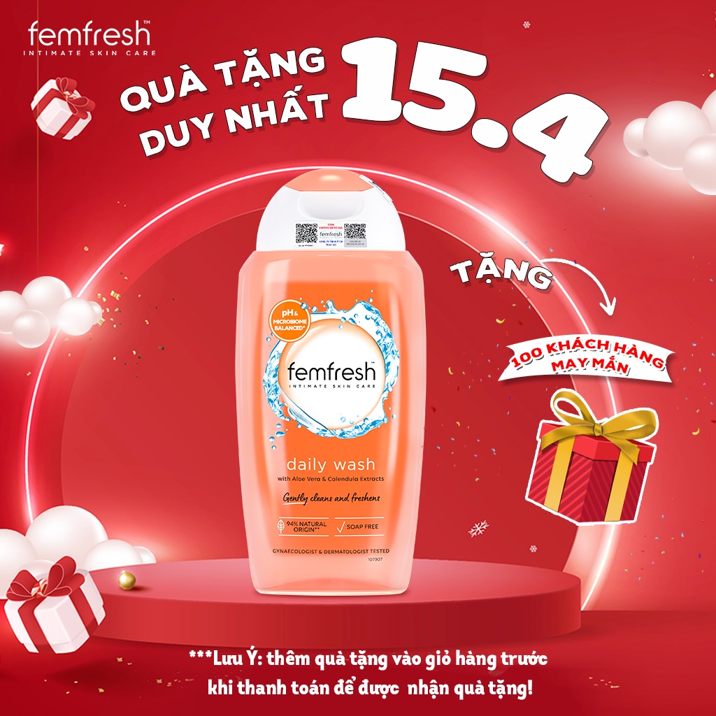 Dung Dịch Vệ Sinh Phụ Nữ Femfresh Daily Intimate Wash 250ml Anh Quốc