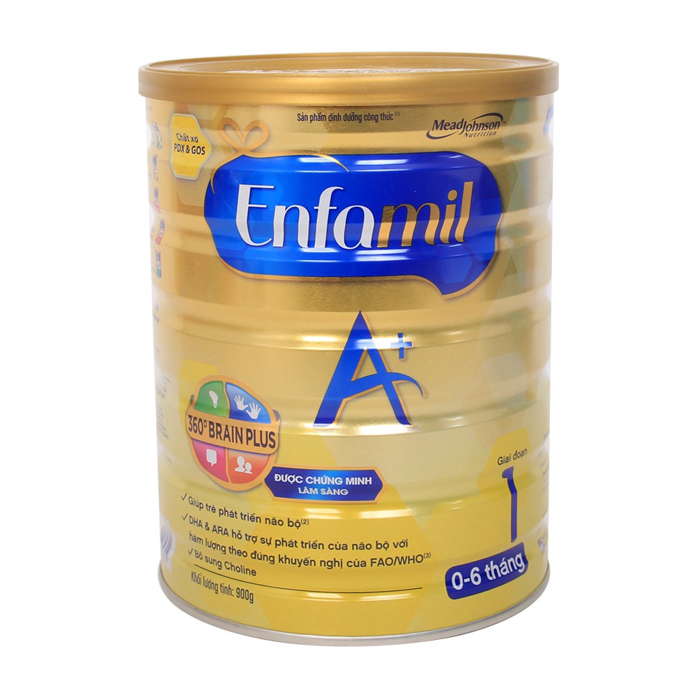 Enfamil A+ 1 dành cho bé từ 0-6 tháng, lại 900g