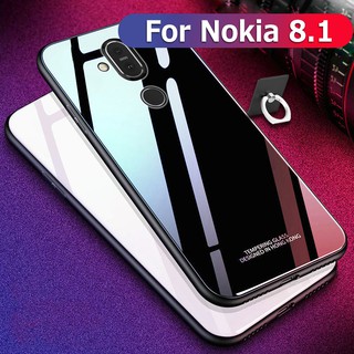 Ốp lưng TPU tích hợp nhựa PC kèm nhẫn đỡ dành cho điện thoại Nokia 8.1