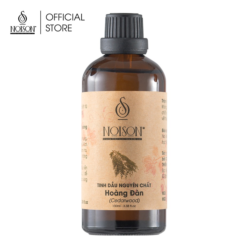 Tinh dầu Hoàng đàn Noison 100ML | Cedarwood Essential Oil | Nhập khẩu Ấn Độ |