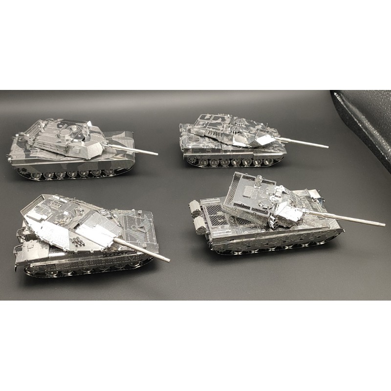 Mô hình lắp ghép kim loại 3d xe tank cỡ lớn mới