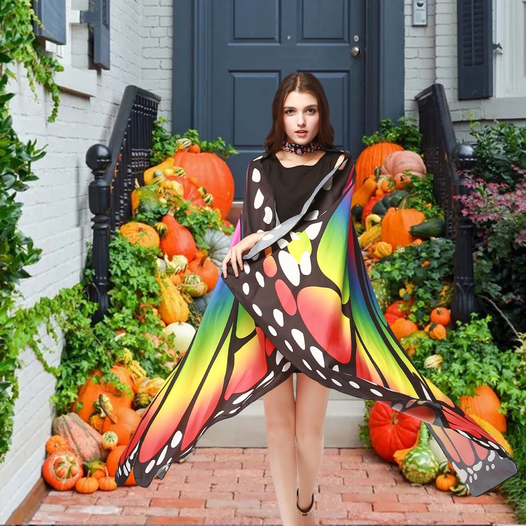 Áo Choàng Bươm Bướm Che Mặt Thoải Mái Để Biểu Diễn Múa Bụng Nhiều Phong Cách Khác Nhau Dành Cho Bạn Gái | BigBuy360 - bigbuy360.vn