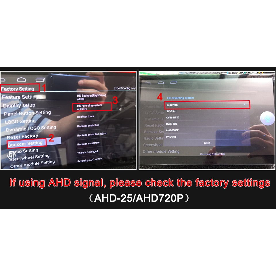 Camera Lùi Xe Góc Rộng 170 Độ Dùng Cho Xe Hơi Ahd/CVBS 720P | BigBuy360 - bigbuy360.vn