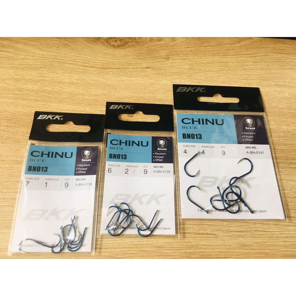 Lưỡi câu BKK Chinu Blue có ngạnh