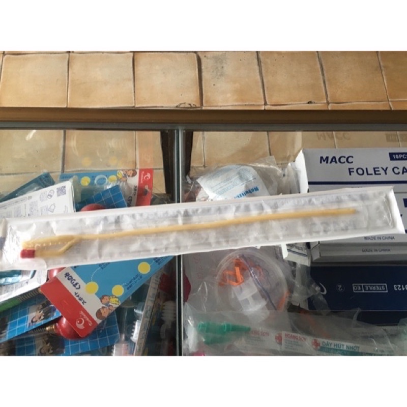Dây, ống thông tiểu FOLEY 2 nhánh các Size, Dây dẫn lưu nước tiểu