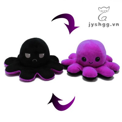 Gấu Bông Bạch Tuộc Cảm Xúc 2 Mặt 20CM 30CM 40CM