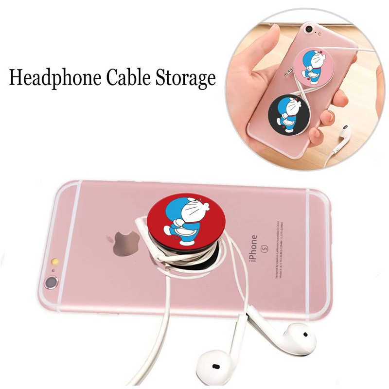 Giá Đỡ Điện Thoại Hình Doraemon Đáng Yêu Cho Portabler Grip PopSocket Stand Ring Holder For VIVO Y11 Y19 Y17 Y30