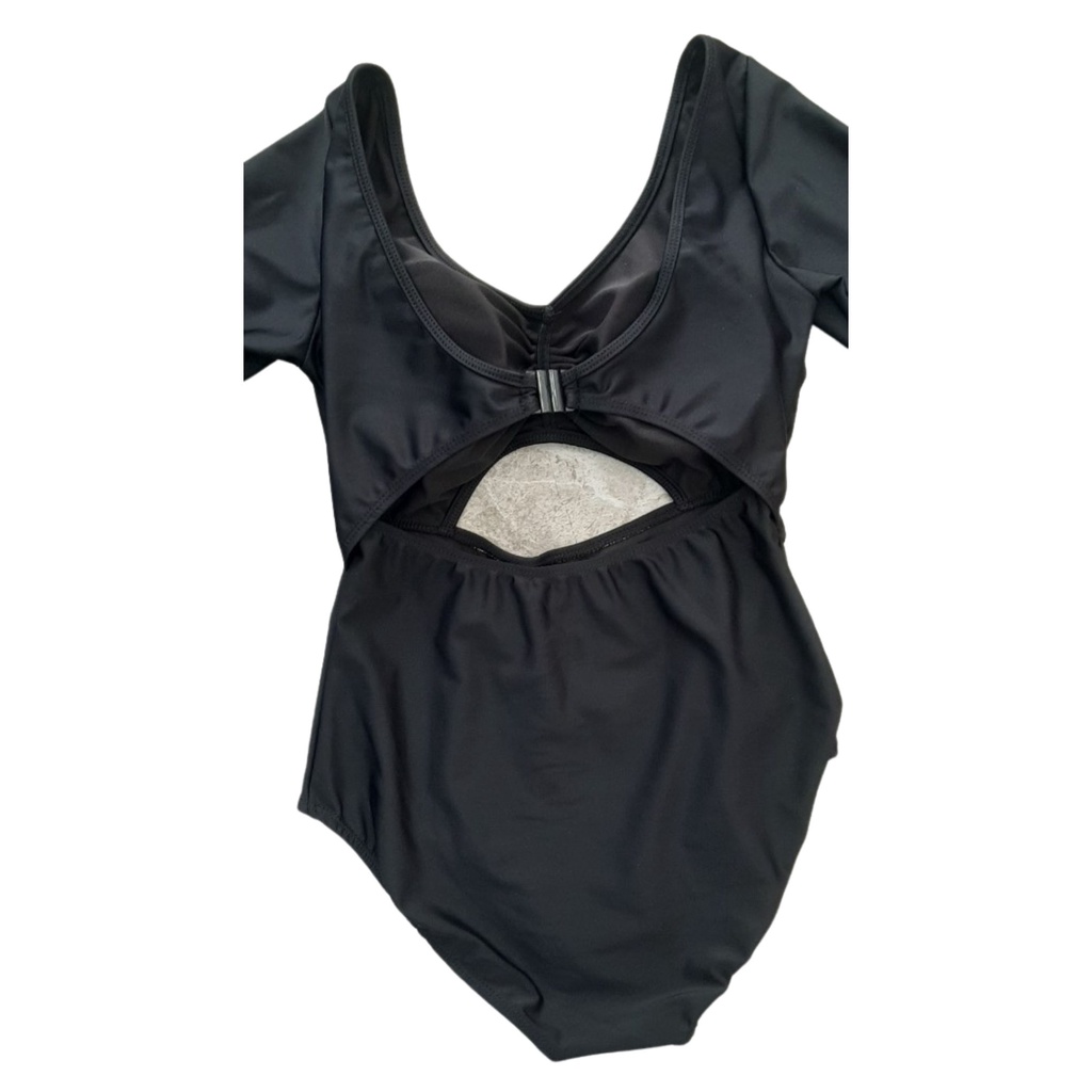 Bikini LANBISHOP Liền Mảnh, Đồ Bơi Nữ Tay Dài Nhún Ngực Khoét Lưng Khoét Ngực Siêu Sexy LANBI-001