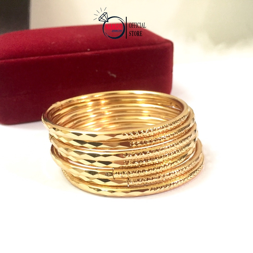 Bộ Vòng Tay Ximen Nữ L121 7 Chiếc Màu Tây Namoo Jewelry