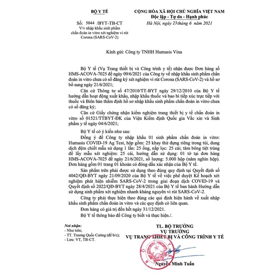 [ SẴN SHIP NGAY] BỘ TEST BẢO VỆ BẢN THÂN VÀ GIA ĐÌNH