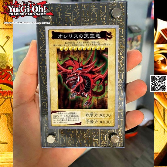 Tam đại vị thần Bài cổ đại Yugioh Lá Obelisk The Tormentor Slifer The Sky Dragon The Winged Dragon Of Ra TẶNG Top Loader