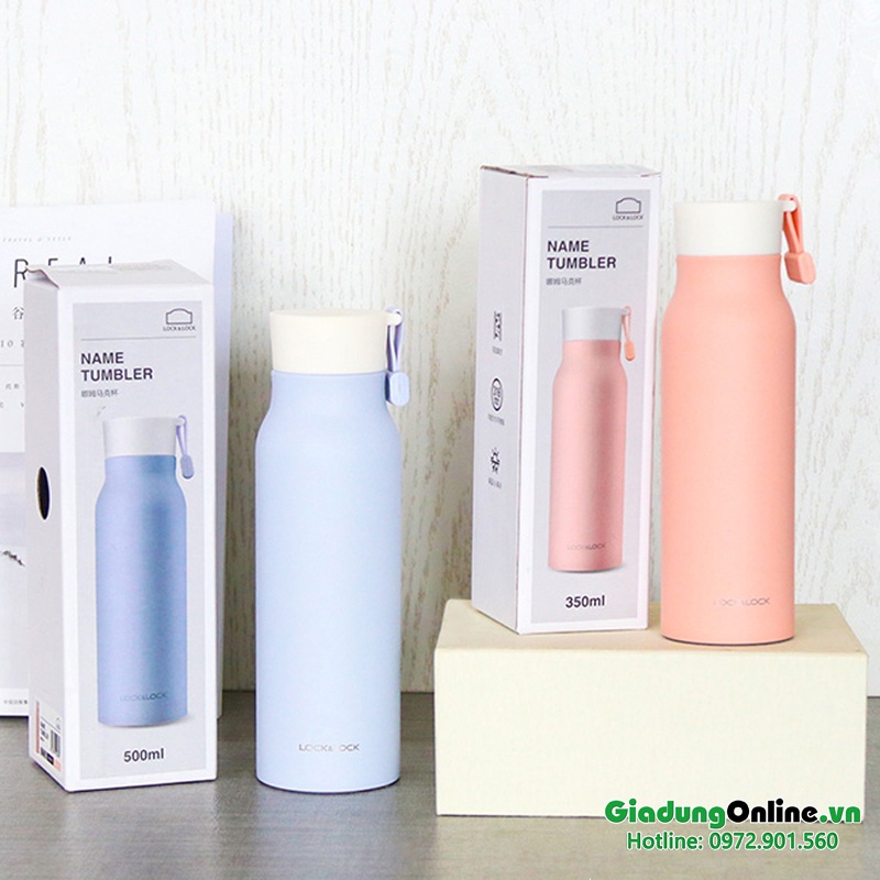 Bình Giữ Nhiệt Lock&Lock Name Tumbler New Version 500ml LHC4125