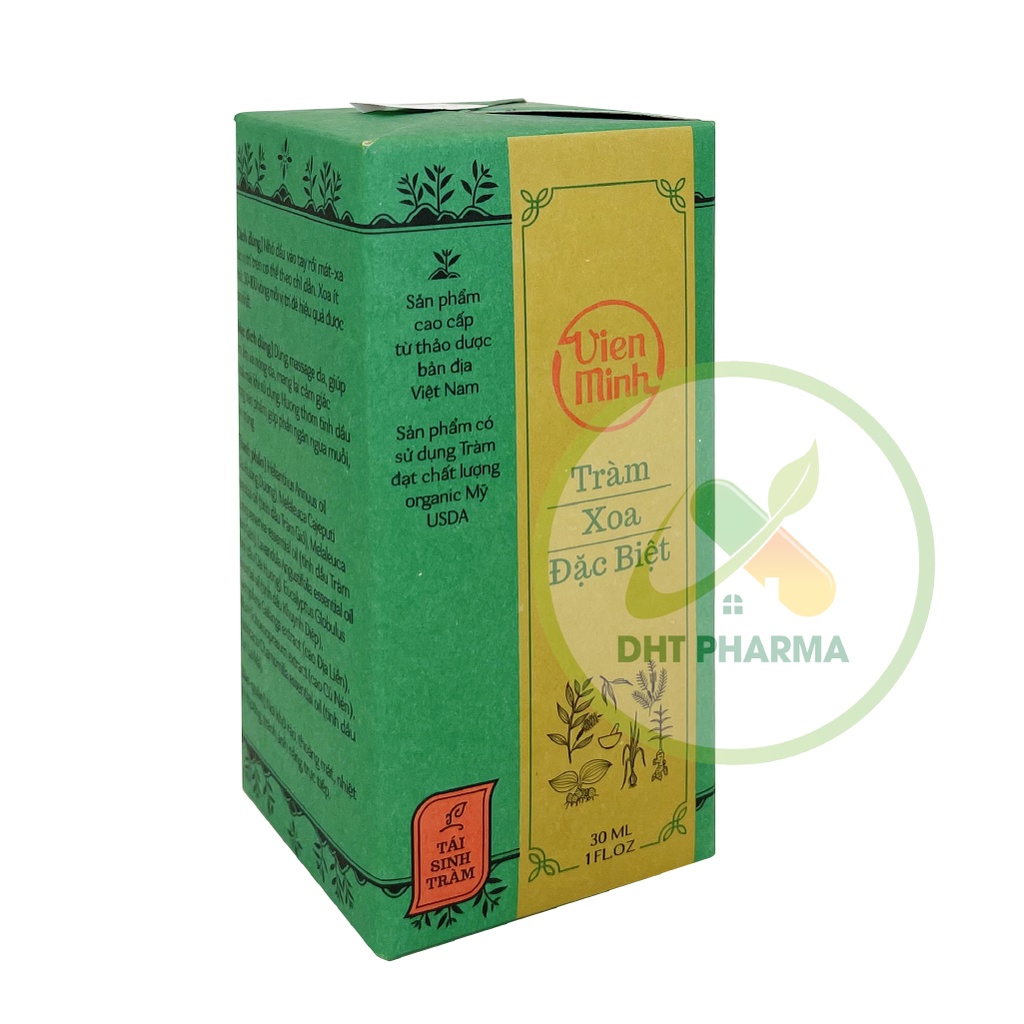 Tràm Xoa Đặc Biệt Viên Minh giúp giữ ấm, giảm ho, các vết côn trùng đốt