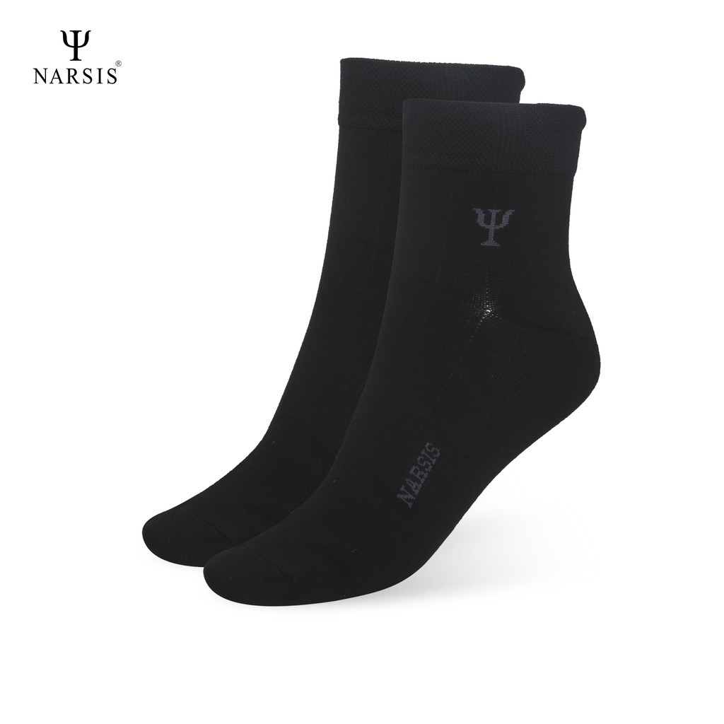 Tất nam Narsis TNA005 cổ ngắn Cotton hàng thiết kế công nghệ khử kháng khuẩn khử mùi