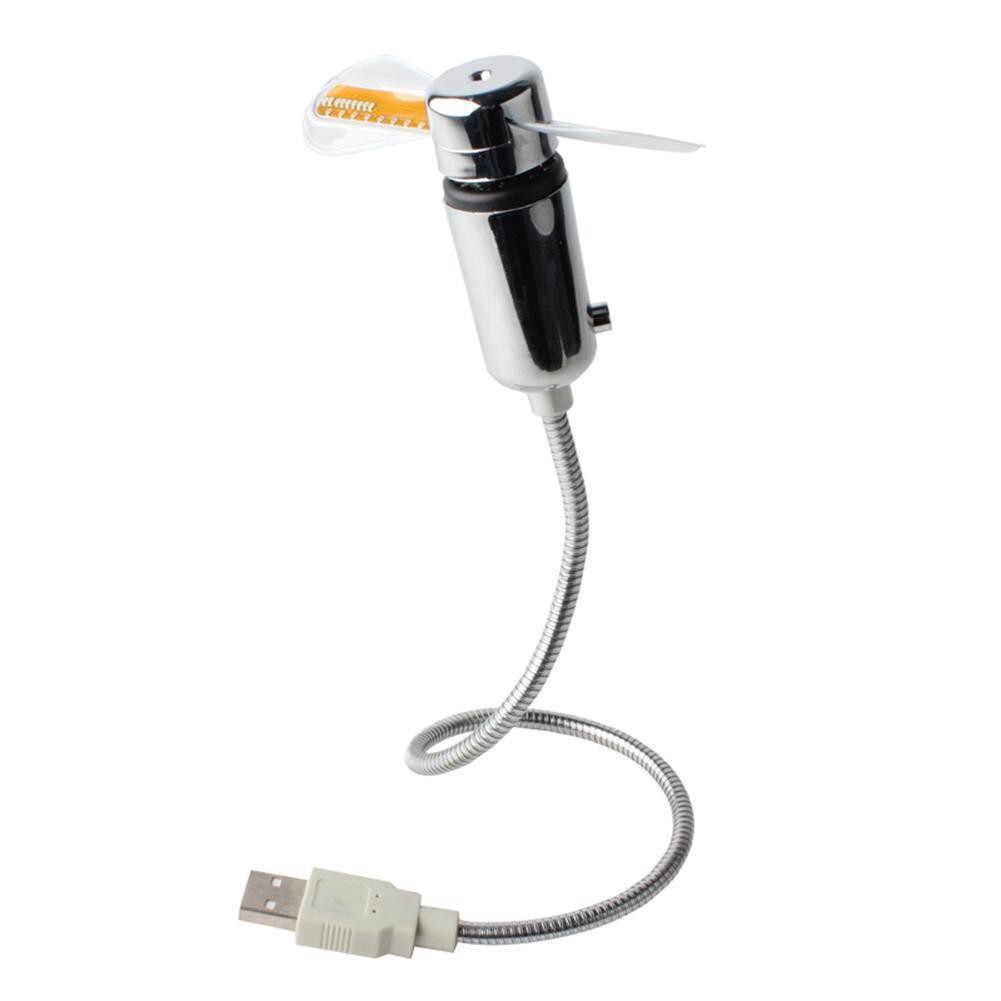 Quạt đồng hồ mini làm mát độc đáo có đèn LED | BigBuy360 - bigbuy360.vn