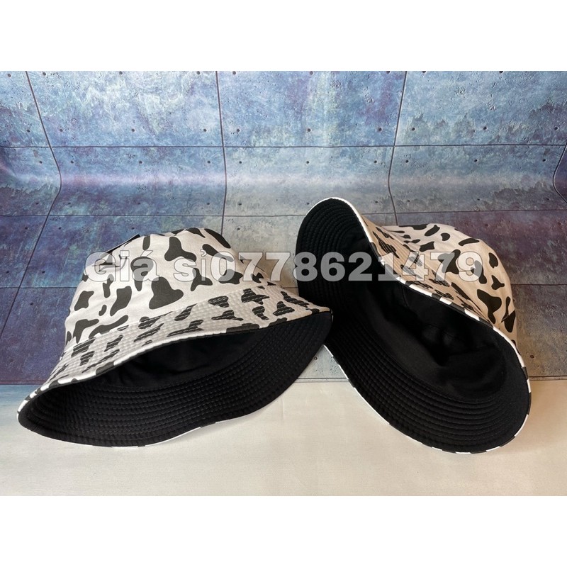 Nón/mũ bo vé số bò sữa 2 mặt thời trang