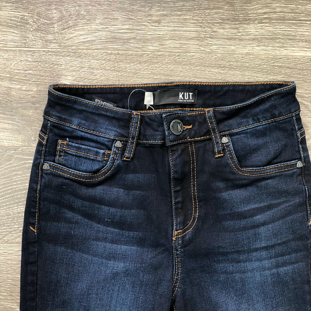 Quần Jean nữ KUT ôm trơn đậm KAMI