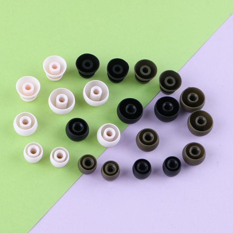 Set 4 Cặp Đệm Tai Nghe Bằng Silicone Mềm Cho Tai Nghe 90% In-ear Dành Cho Powerbeats