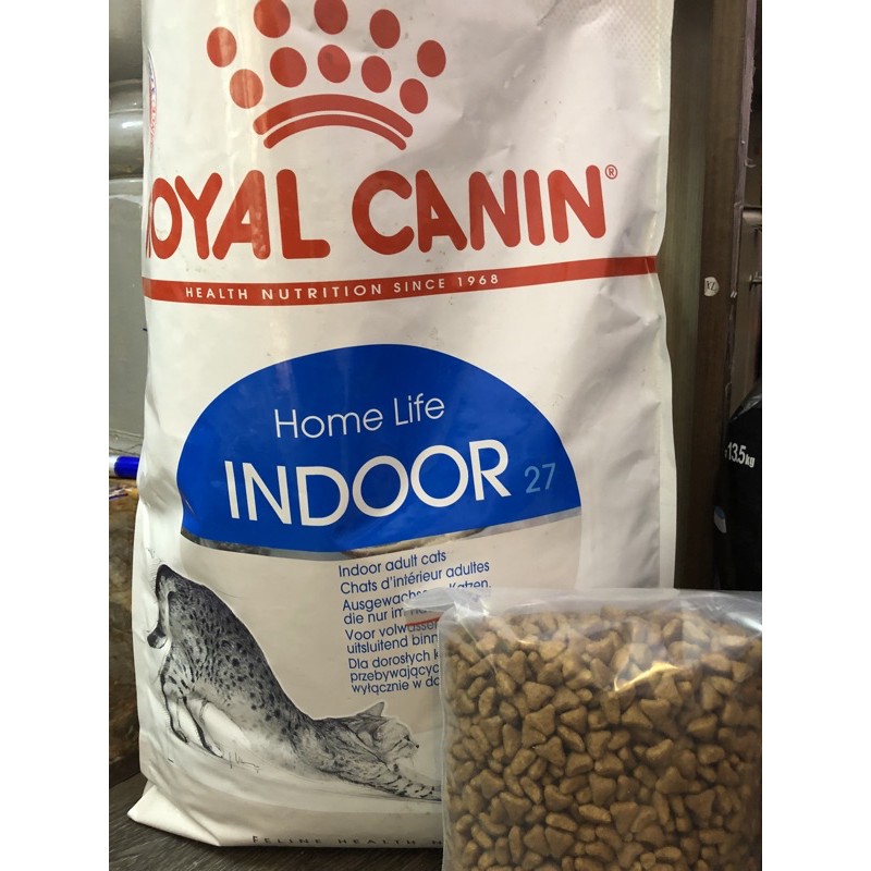 [Mã 157FMCGSALE giảm 8% đơn 500K] Royal canin indoor hạt cho mèo(1kg)chiết