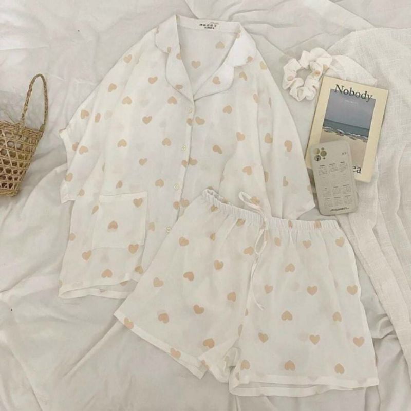 Bộ Pijama Cộc Tay Nhiều Hình Cute | BigBuy360 - bigbuy360.vn