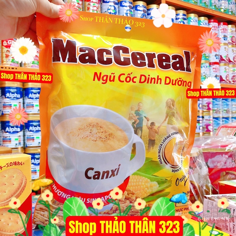 Date T07/2025- Ngũ cốc dinh dưỡng Maccereal Canxi 560g