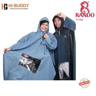 Áo Mưa Rando Cao Cấp Có Kiếng |  Tiện Lợi Đi Trong Đêm | Hibushop