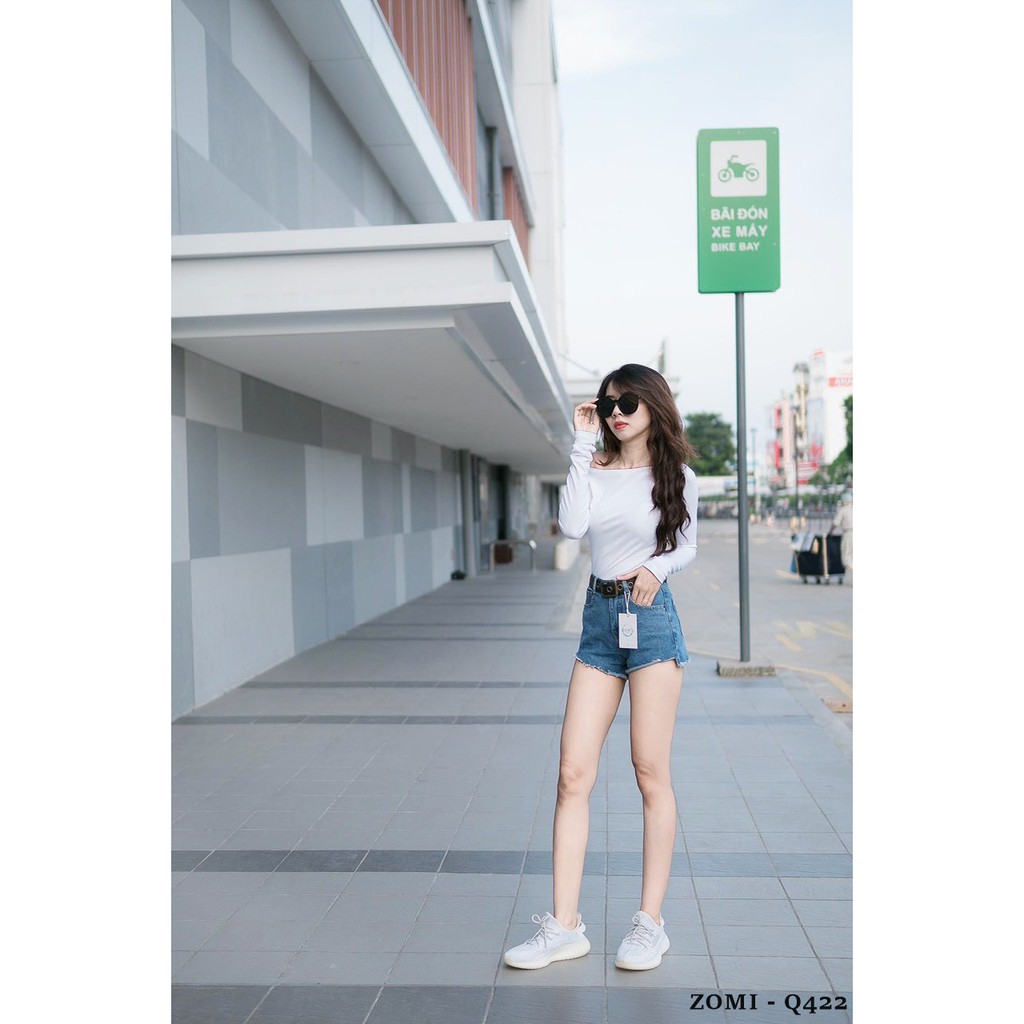 Quần short jean nữ chất ZOMI Q422