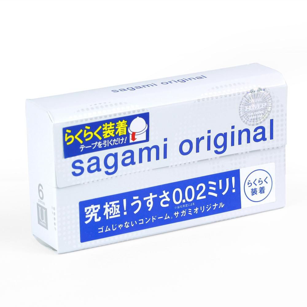 [CHÍNH HÃNG] BAO CAO SU - SAGAMI Original 0.02 QUICK - HỘP 6 CHIẾC - MADE IN JAPAN