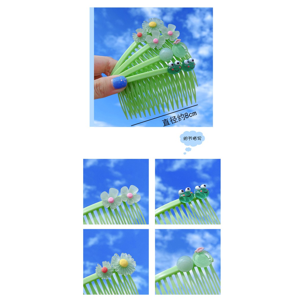Lược cài Tóc Xinh xắn - Cài xước phong cách Hàn Quốc