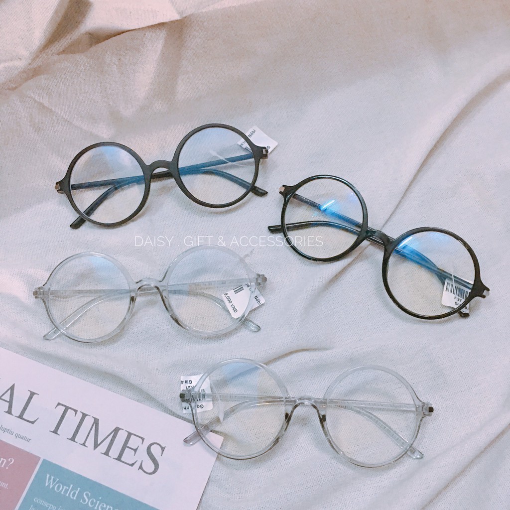 Gọng kính nhựa NOBITA tròn cá đỉnh