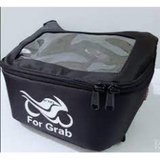 Túi grab đựng đồ và điện thoại treo đầu xe máy FOR GRAB chống nước vải tốt, form cứng