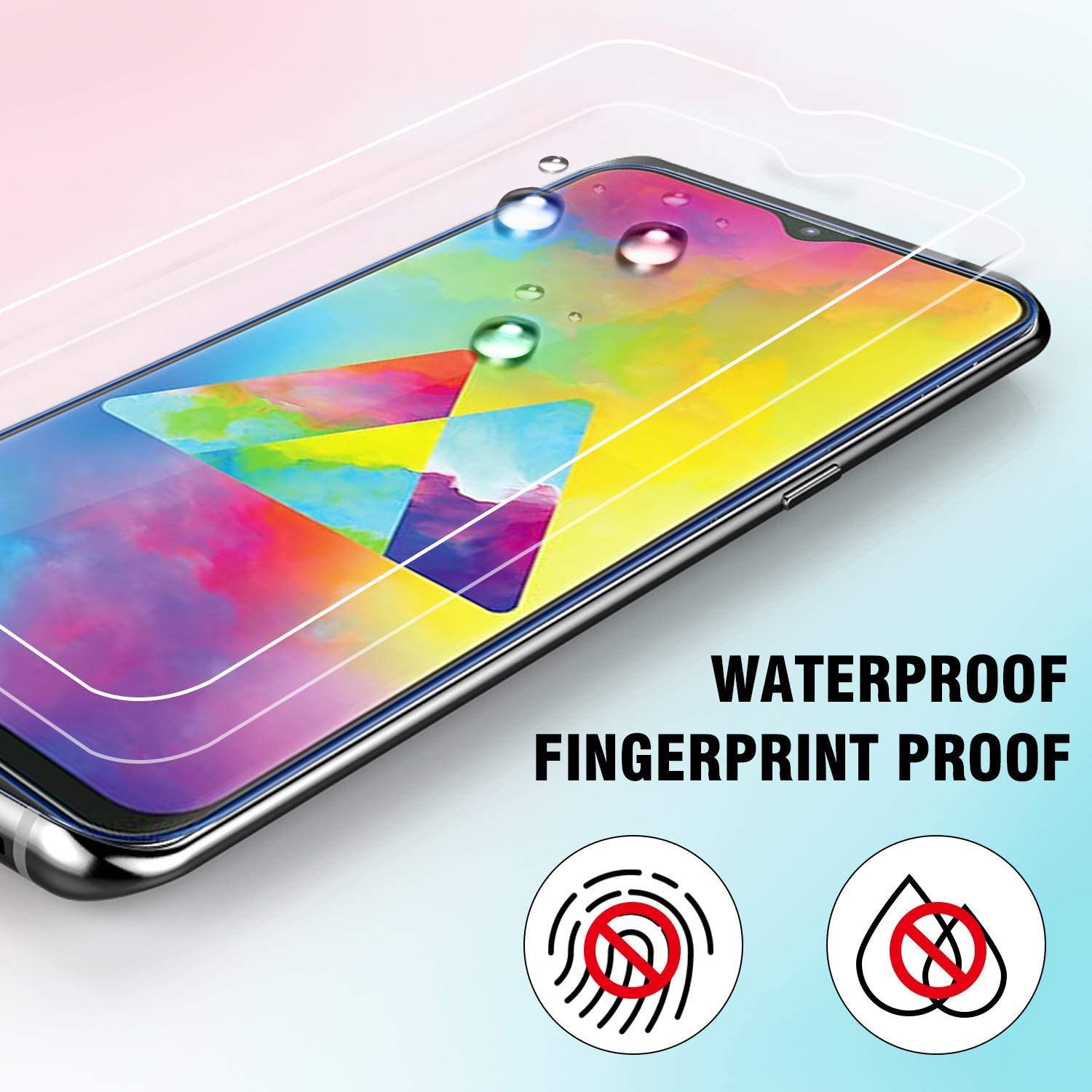 Kính Cường Lực 9h Chống Trầy Xước Dành Cho Samsung Galaxy M20 / A10 / A20 / A30 / A50 / M30 / Oneplus 6t