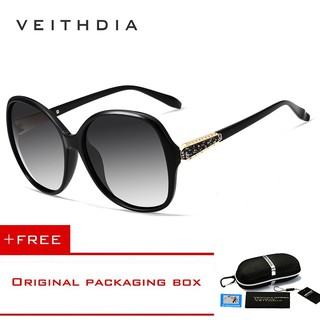 Kính mát quá cỡ kiểu dáng retro phân cực cho nữ VEITHDIA
