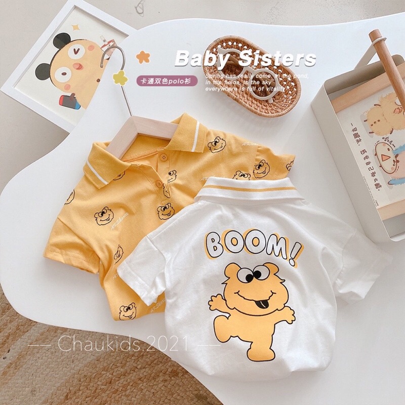 (jean baby) Áo phông cộc tay cho bé trai bé gái (7-16kg)