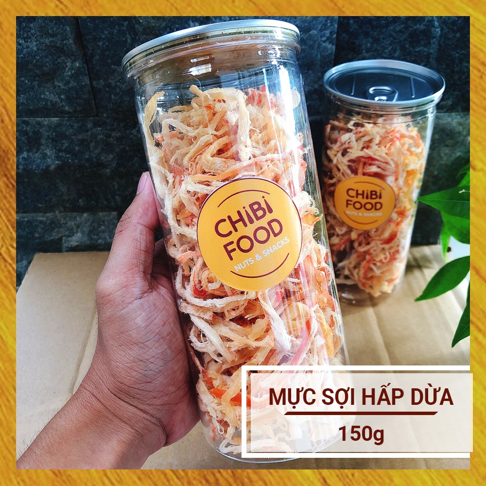 MỰC SỢI HẤP NƯỚC DỪA - HỦ PET 150G