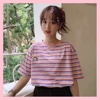 Áo phông cầu vồng siêu xinh| có ảnh shop chụp