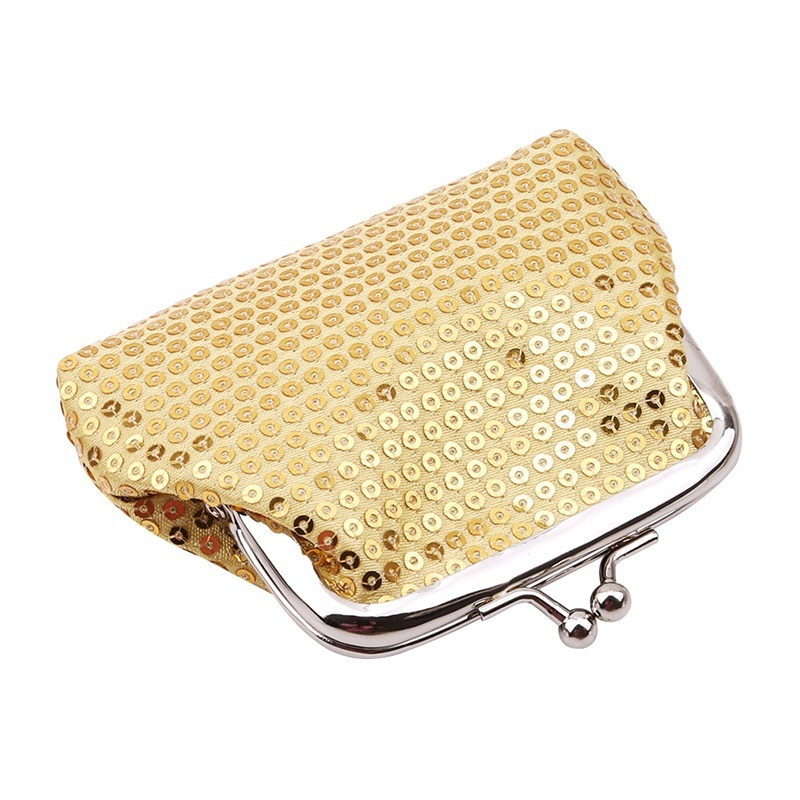 Ví Nữ Cầm Tay Đính Kim Sa Lấp Lánh