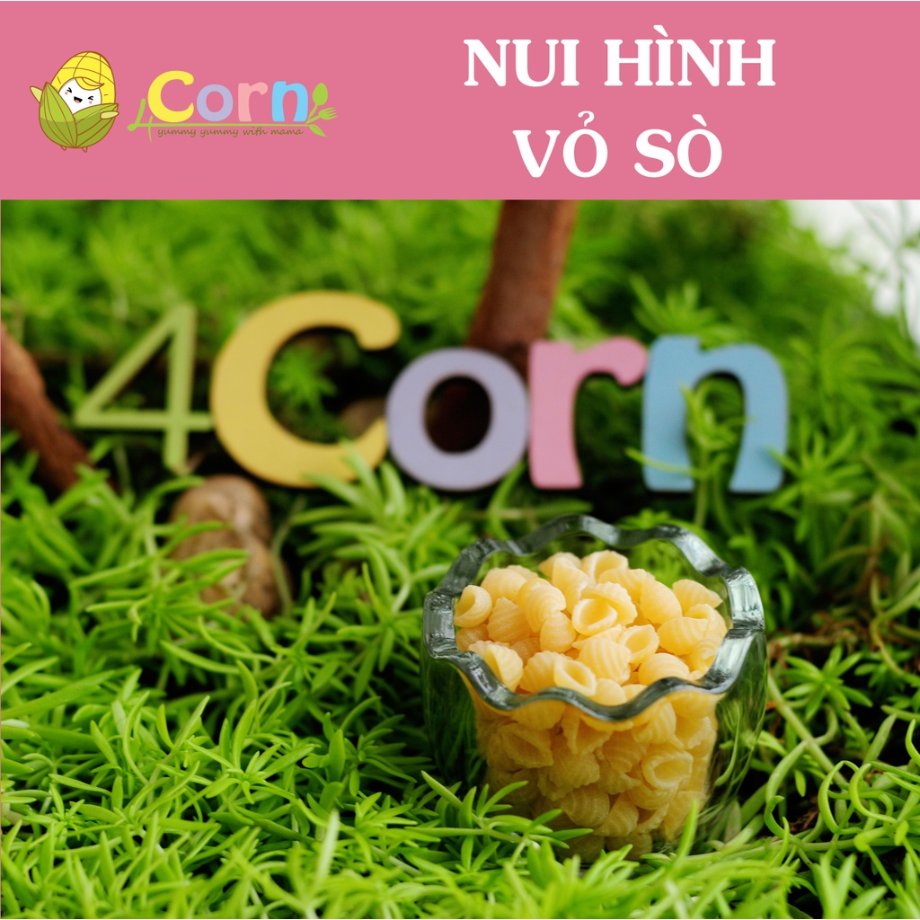 Nui hình vỏ sò hữu cơ Bio Junior - Cho bé 8m+