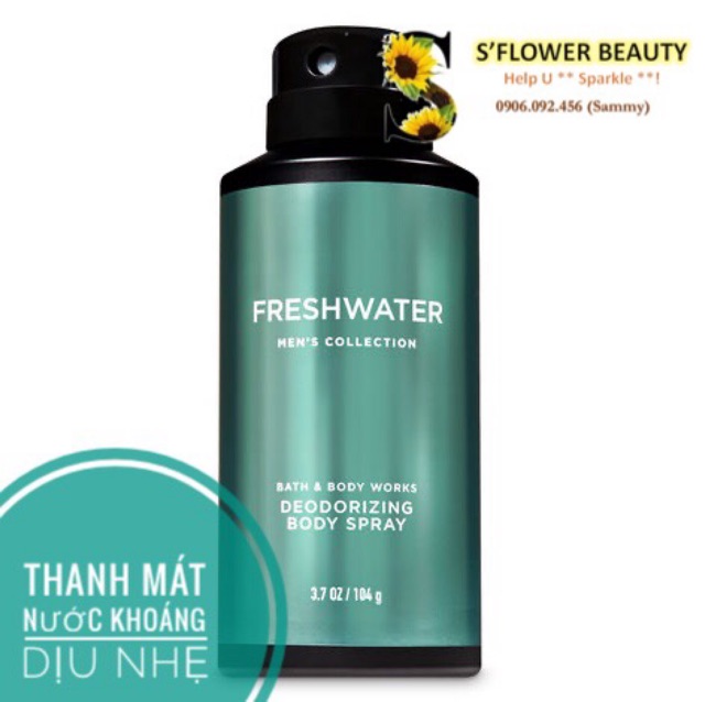 [Auth - BST For Men] Xịt Thơm Toàn Thân Cho Nam Bath & Body Works Body Spray | BigBuy360 - bigbuy360.vn
