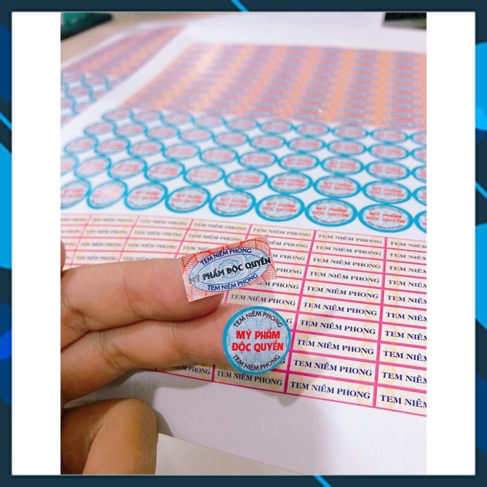 Decal Tem Dẻo Bảo Hành Khổ A4 xấp 10 tờ