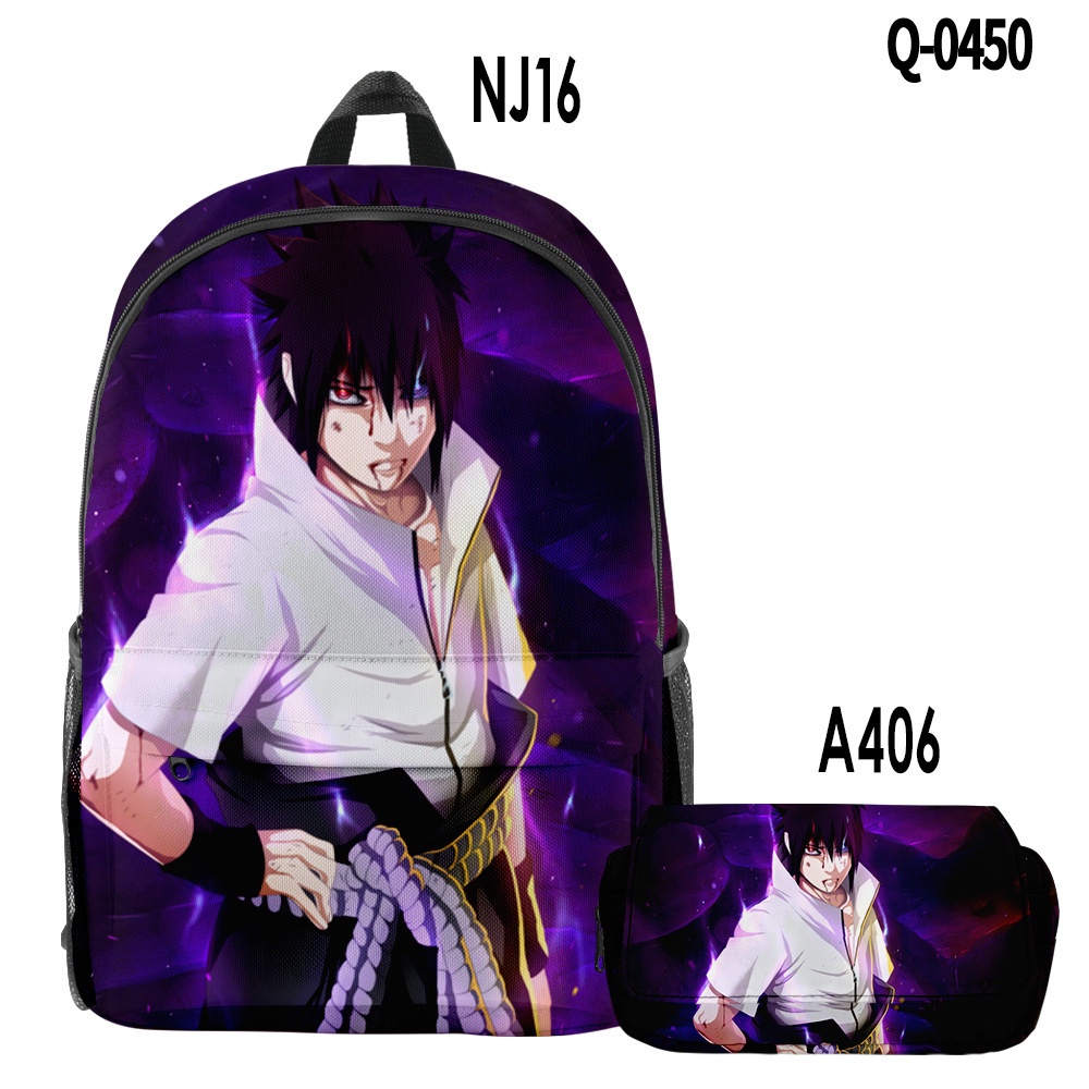 Túi Đựng Bút Chì Sức Chứa Lớn Thoáng Khí Chống Thấm Nước In Họa Tiết Ellen Naruto Thời Trang Cá Tính Đa