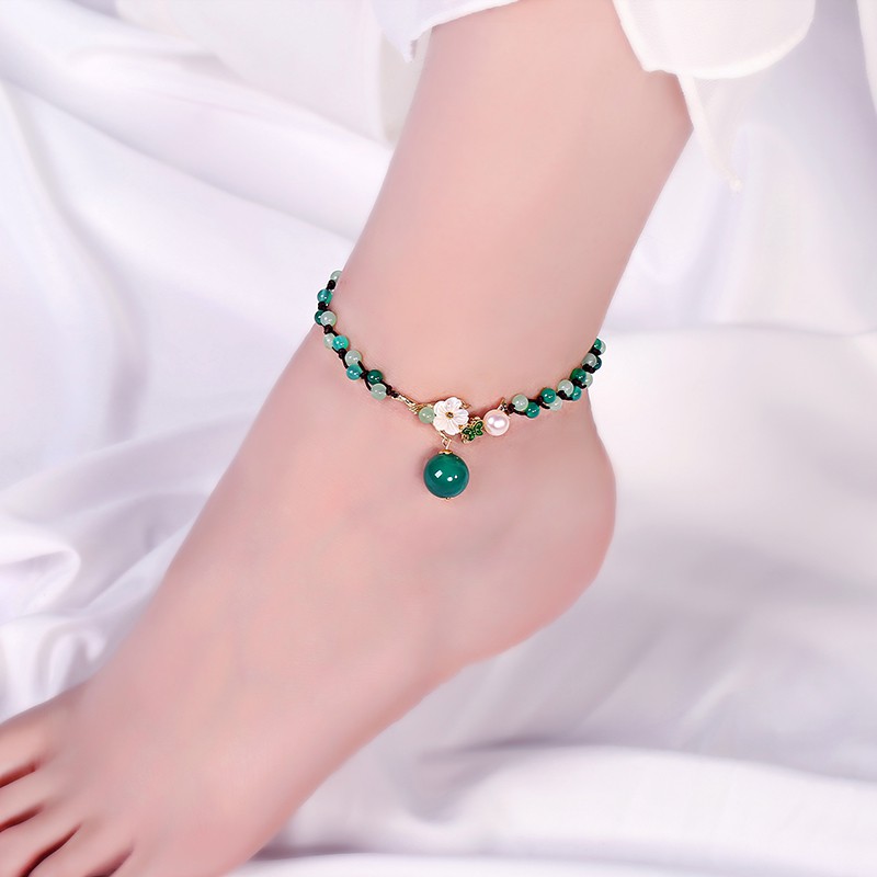 Lắc chân chuỗi hạt mã não | BigBuy360 - bigbuy360.vn