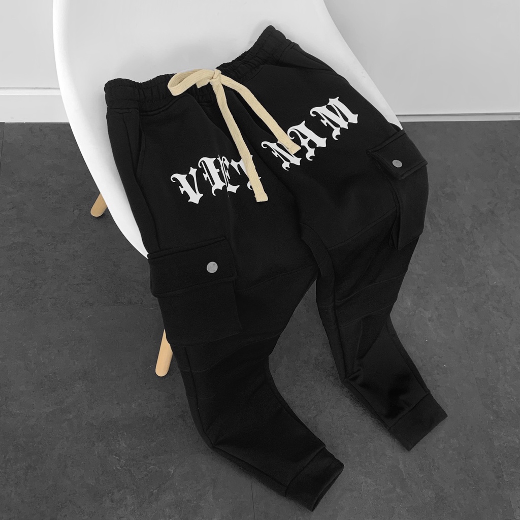 Quần Jogger Pants Nation, Quần Vải Ống Rộng Nam Nữ Unisex ODIN CLOTHING