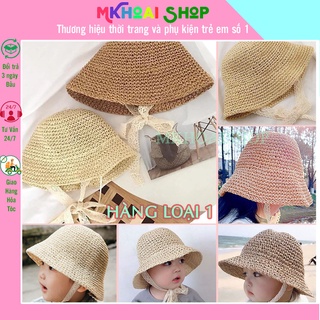Mũ cói Hàn Quốc cho bé hàng loại 1