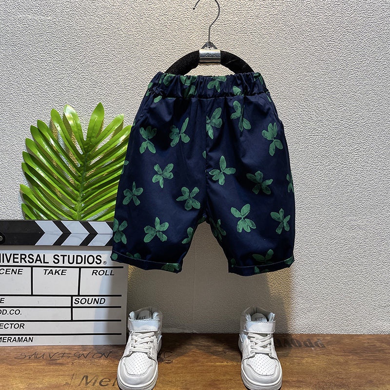 Set Áo Sơ Mi Ngắn Tay Và Quần Short Thời Trang Mùa Hè Phong Cách Hàn Quốc Mới Cho Bé Trai