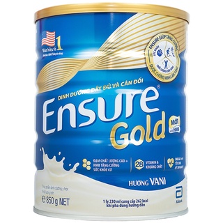 Sữa bột abbott ensure gold hmb hương vani hộp 850g