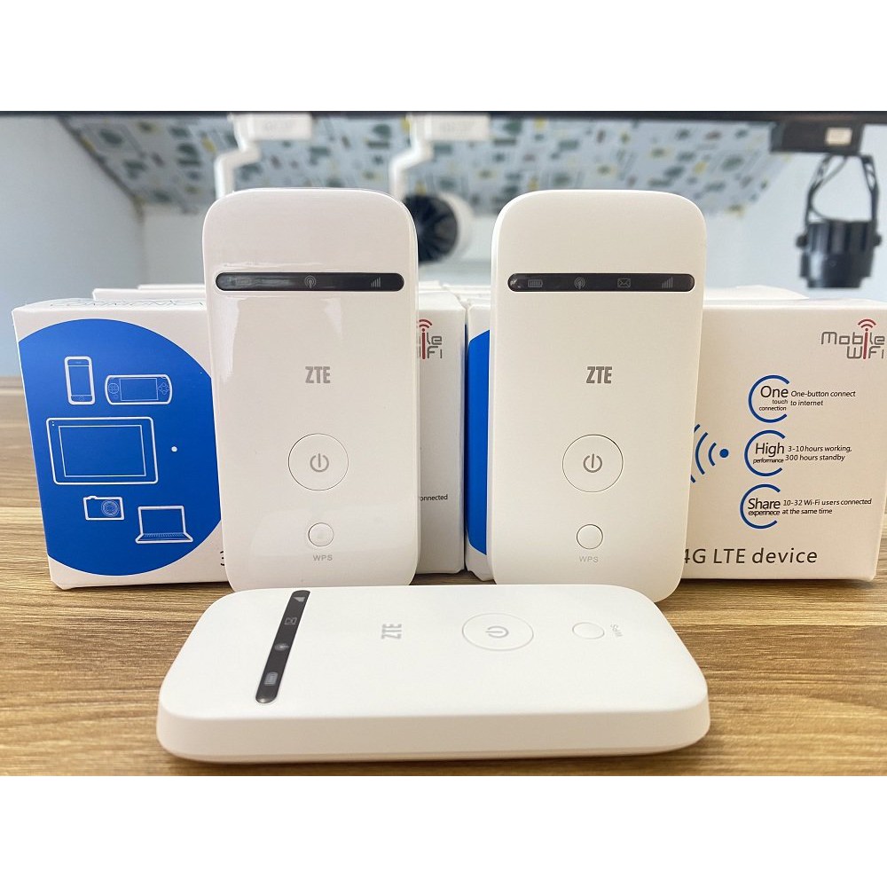 BỘ PHÁT WIFI 3G 4G ZTE MF65 21.6MB - NHỎ GỌN - PIN CỰC TRÂU - TỐC ĐỘC CỰC CAO