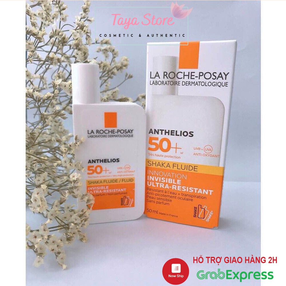 Kem chống nắng La Roche-Posay Anthelios Invisible Fluid SPF 50+ 50ml dạng sữa lỏng nhẹ