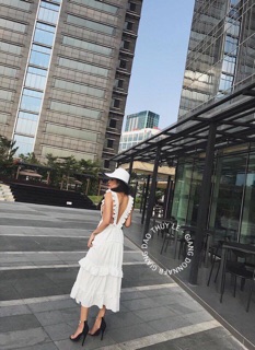 Đầm maxi cánh tiên