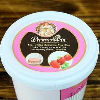 Socola phủ bánh hồng dâu Premier 1kg